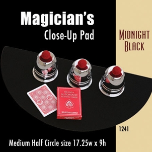 Medium Half Circle Close-up Pad (Midnight Black) 17.25'' x 9''
